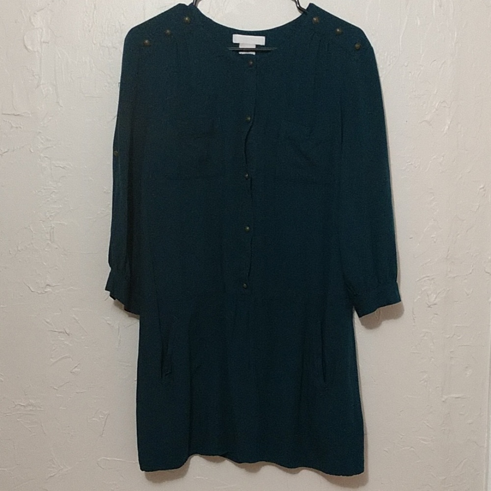 Cooperative Green Tunic Shirt L
